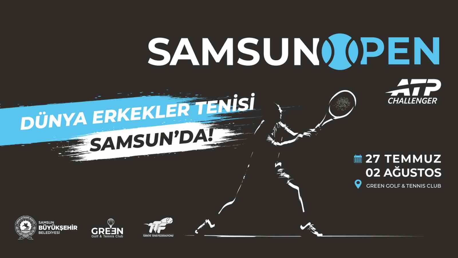 Uluslararası Samsun Open ATP Challenger 50 için geri sayım başladı