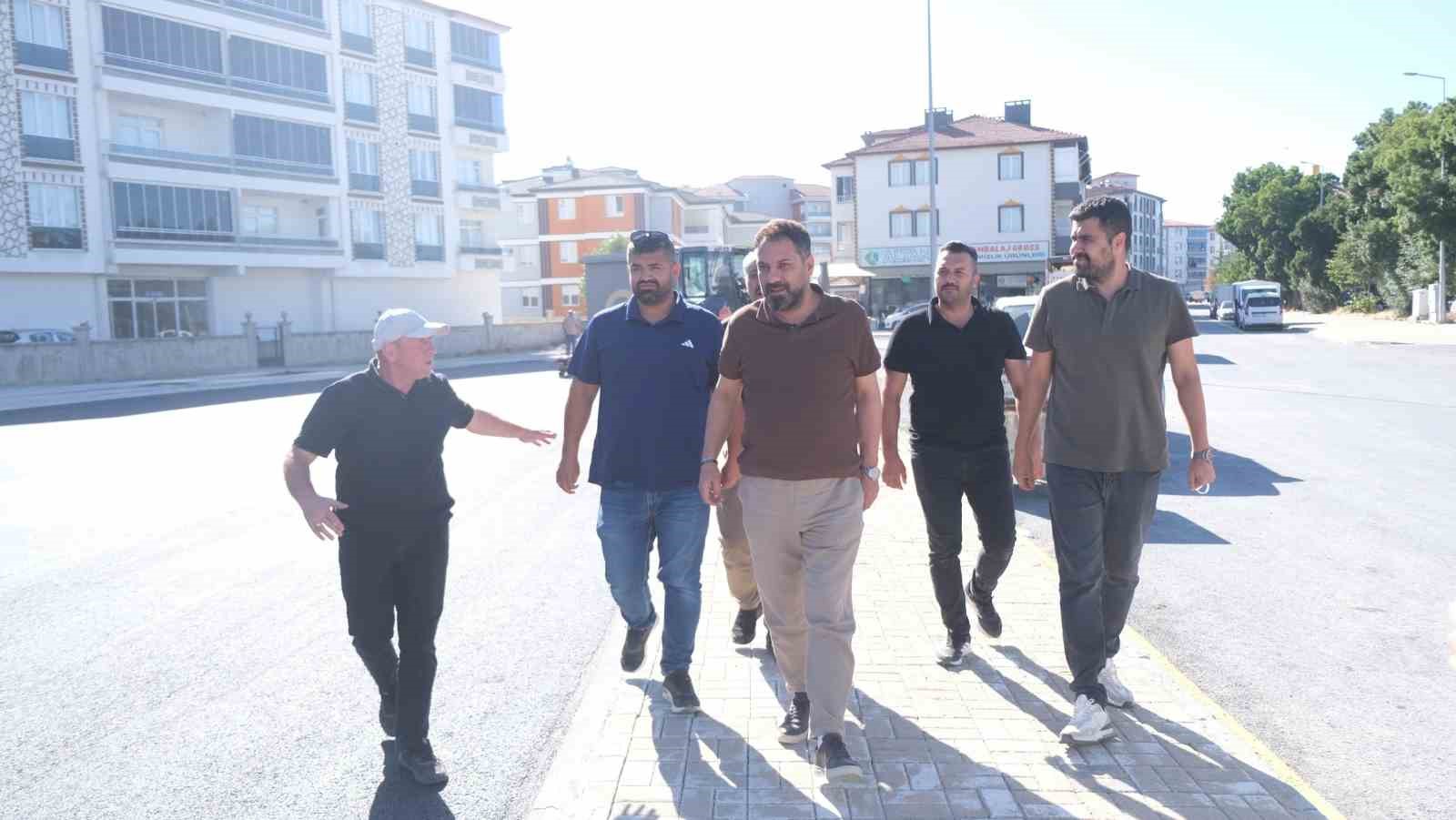Başkan Ekinci sahadaki çalışmaları inceledi: "Daha iyisini yapmak için çalışıyoruz"