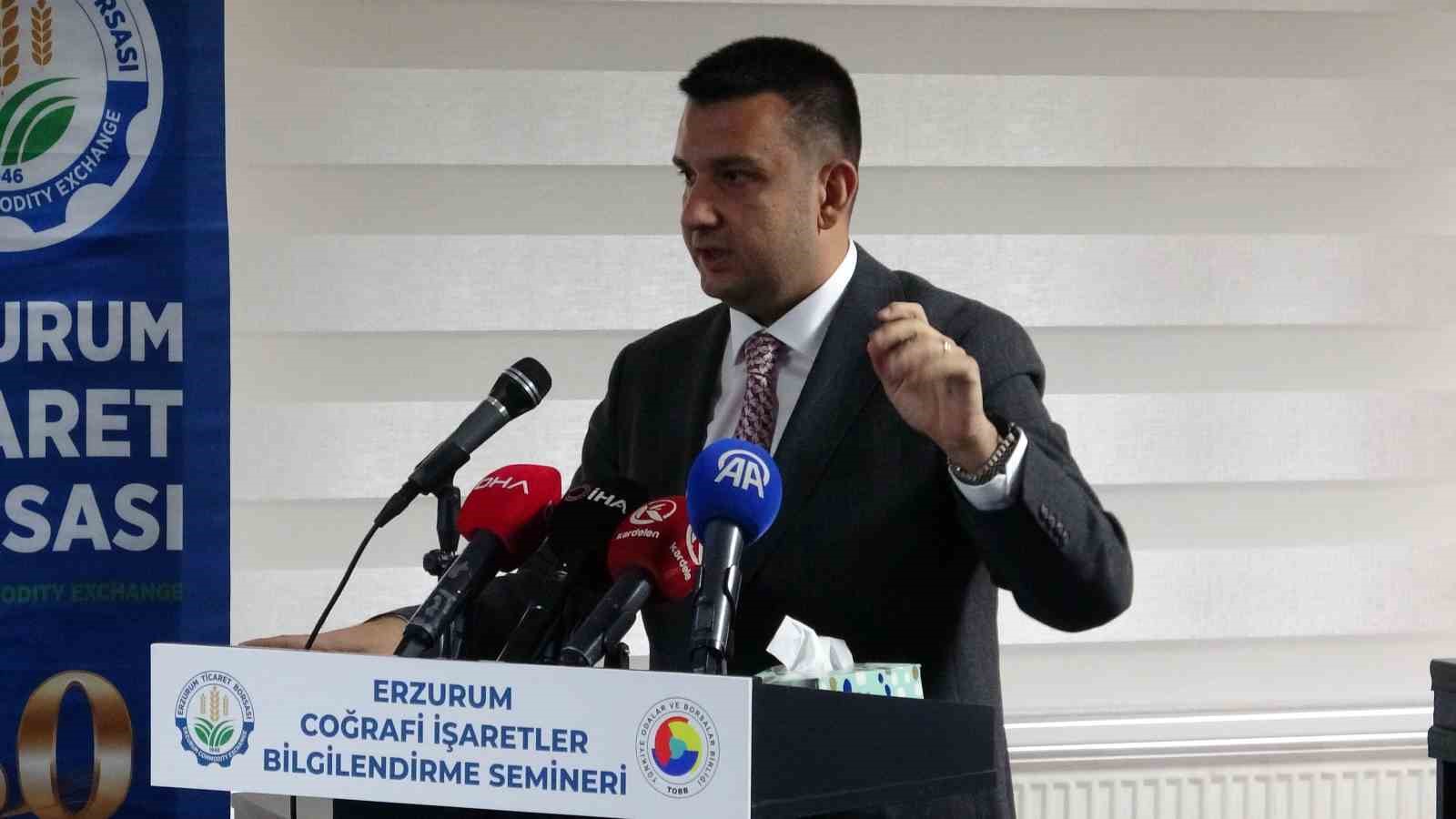 Erzurum&rsquo;da coğrafi işaretler bilgilendirme semineri d&uuml;zenlendi
