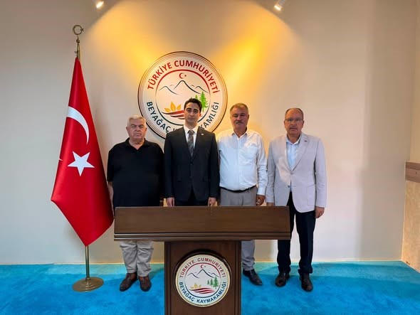 Başkan P&uuml;t&uuml;n&rsquo;den yeni Kaymakam Haydari&rsquo;ye hayırlı olsun ziyareti