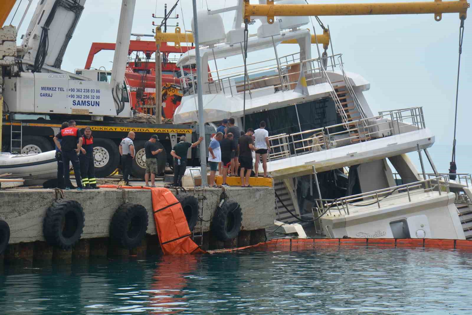 Sinop’ta yan yatan yattan yükselen dumanlar ekipleri alarma geçirdi