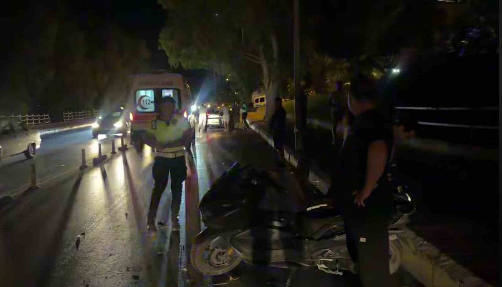 Söke’de trafik kazası; Ağır yaralanan motosiklet sürücüsü hastaneye kaldırıldı
