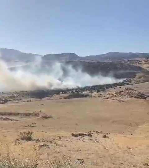 Adıyaman&rsquo;da ormanlık alanda yangın