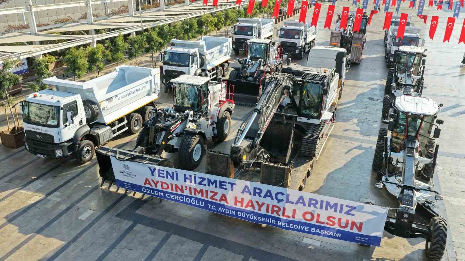 Aydın Büyükşehir Belediyesi filosuna 150 milyon TL’lik takviye