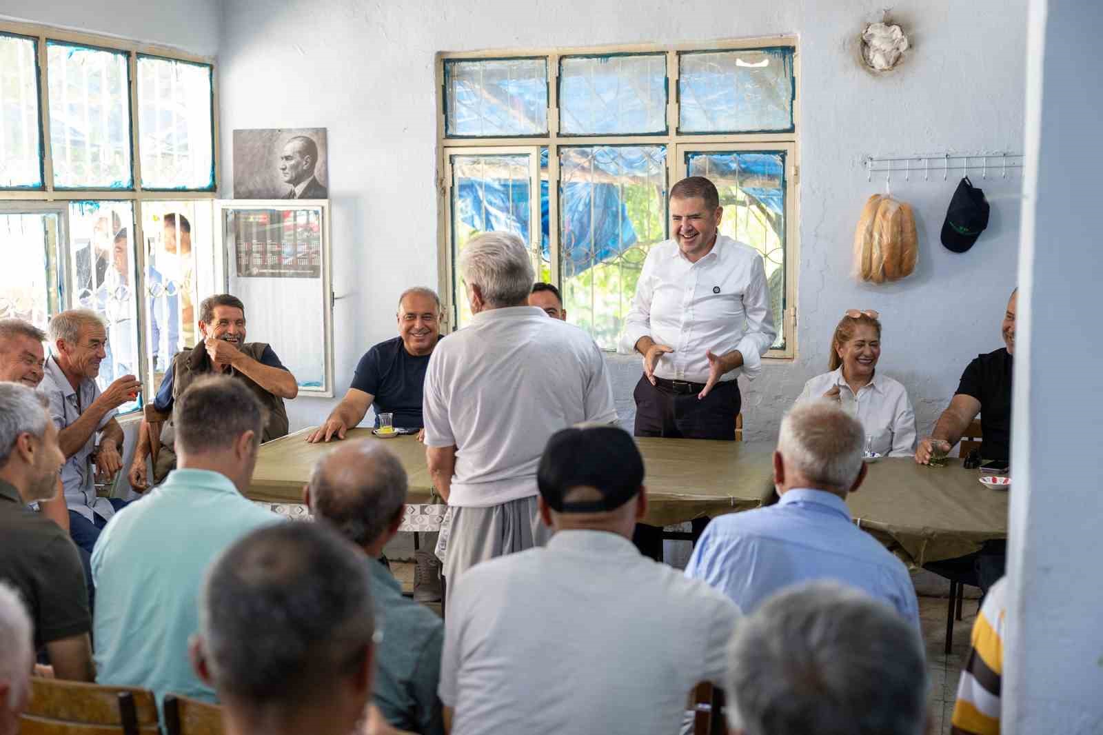 Mezitli’de kırsal mahallelere hizmet mesaisi