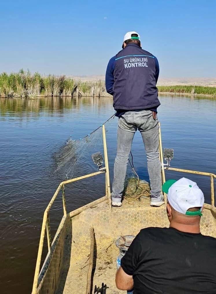 Karamık Gölü’nde av yasağı denetimi