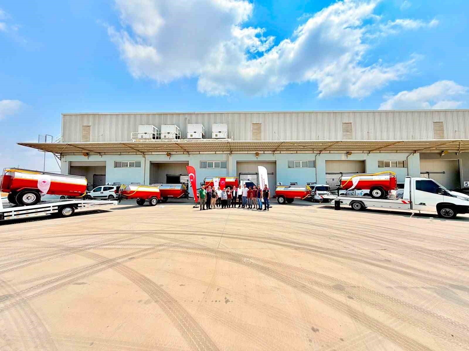 KDAKP Projesi kapsamında basınçlı su tankerleri üreticilere dağıtıldı