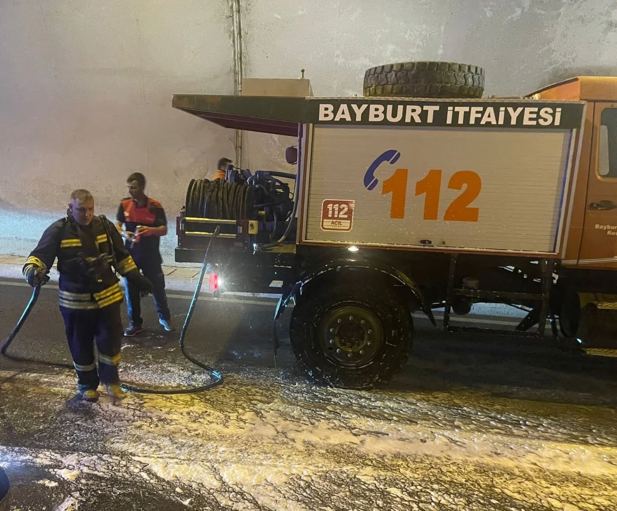 Şehit Hamit Şahin Tüneli’nde yangın tatbikatı yapıldı