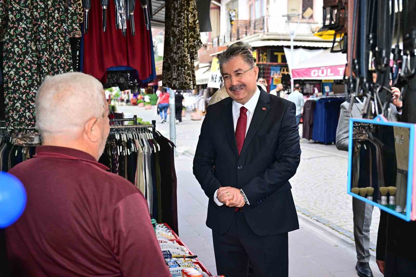 Vali Yılmaz&rsquo;dan esnafa ziyaret