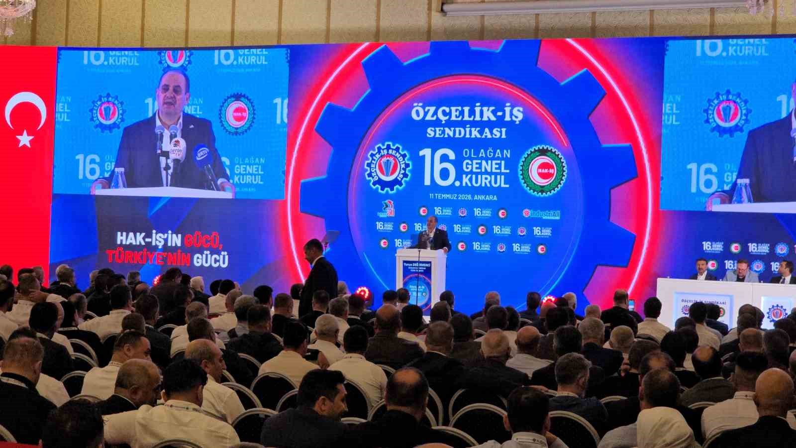 Değirmenci yeniden genel başkan seçildi, Özçelik-İş’te güven tazeledi
