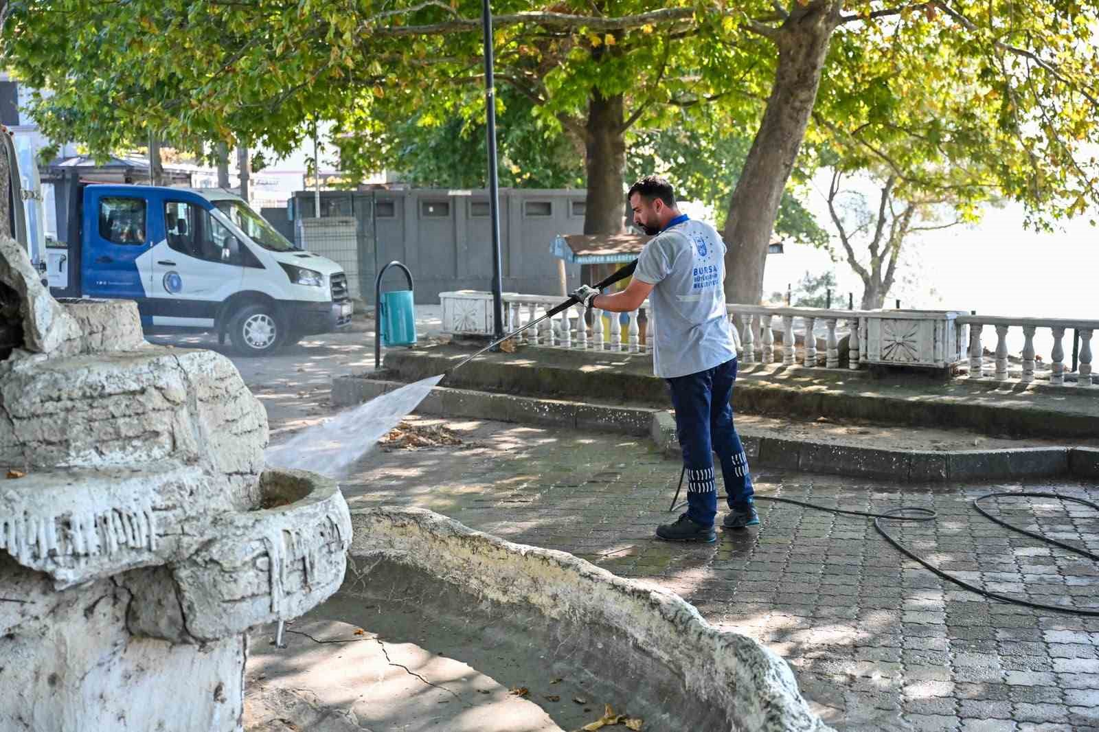 Büyükşehir’den Gölyazı’da kapsamlı bakım çalışması