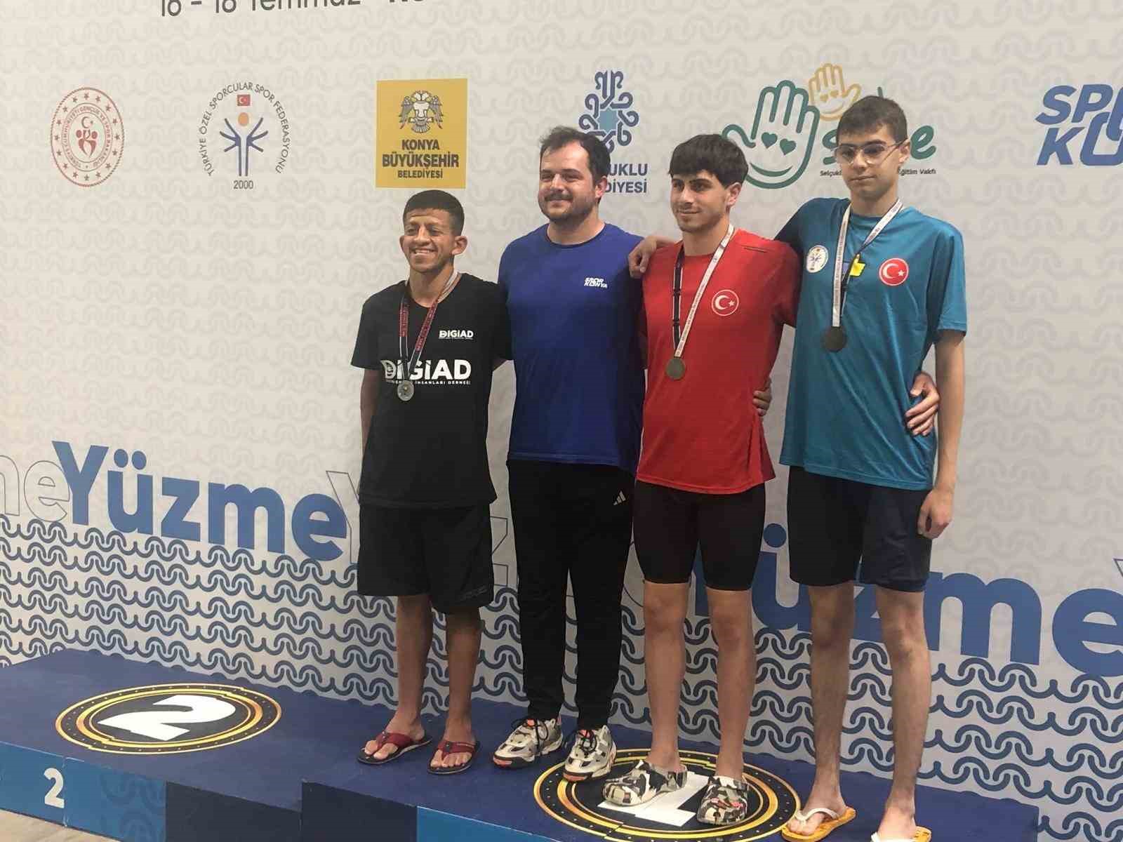 Aydınlı özel sporcular Konya’dan madalyalarla döndü