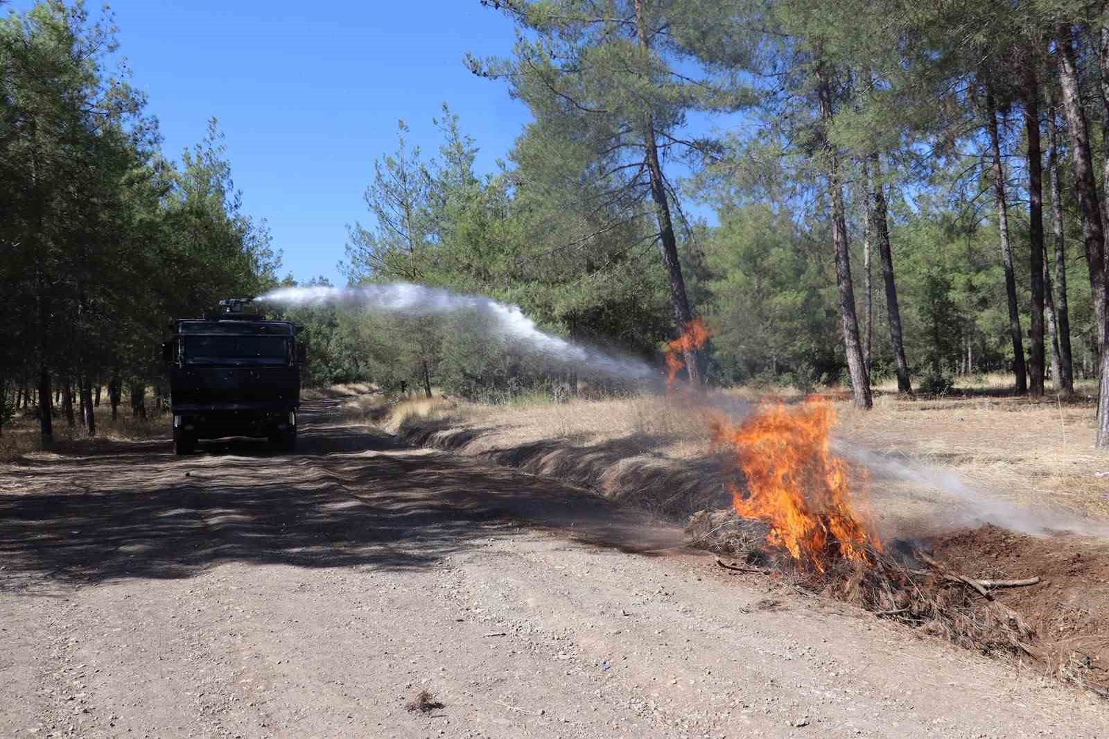 Kilis’te orman yangınlarına karşı devriyeler artırıldı