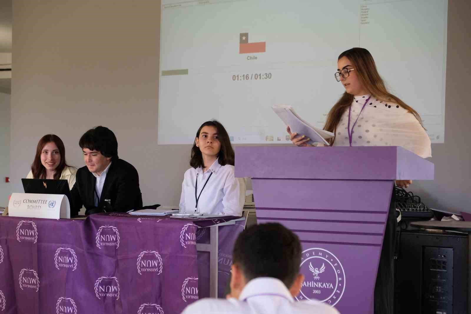Bursa&rsquo;nın gen&ccedil; diplomatları Şahinkaya MUN&rsquo;26 Konferansında buluştu