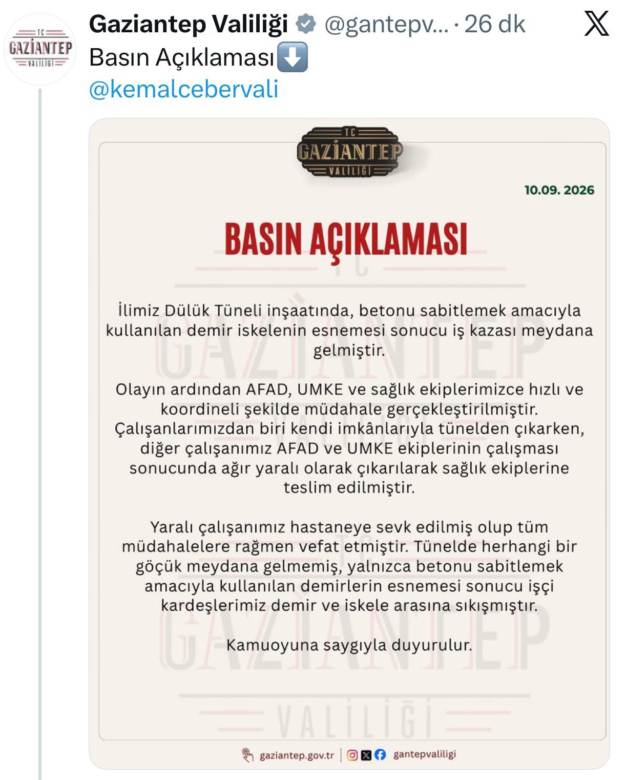 Tünelde çalışan işçiler demir ile iskele arasına sıkıştı: 1 ölü, 5 yaralı
