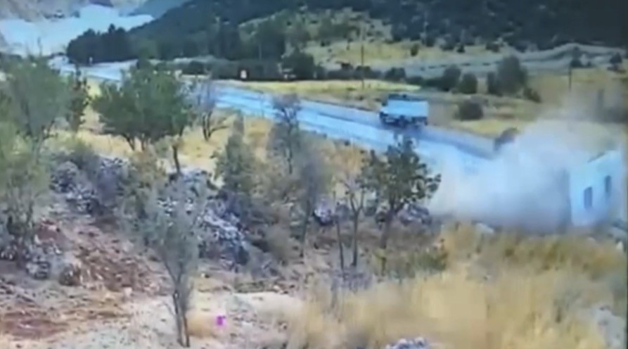 Gaziantep’te 7 kişinin hayatını kaybettiği kaza kamerada