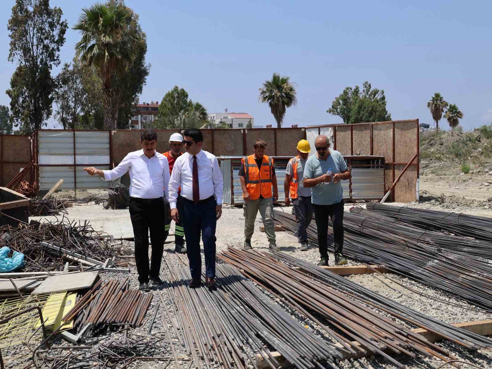 Arsuz’da anaokulu inşaatlarında çalışmalar sürüyor