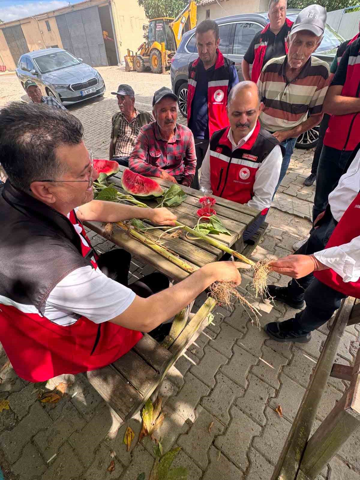 Tekirdağ’da dolunun vurduğu köylerde hasar tespit çalışmaları sürüyor