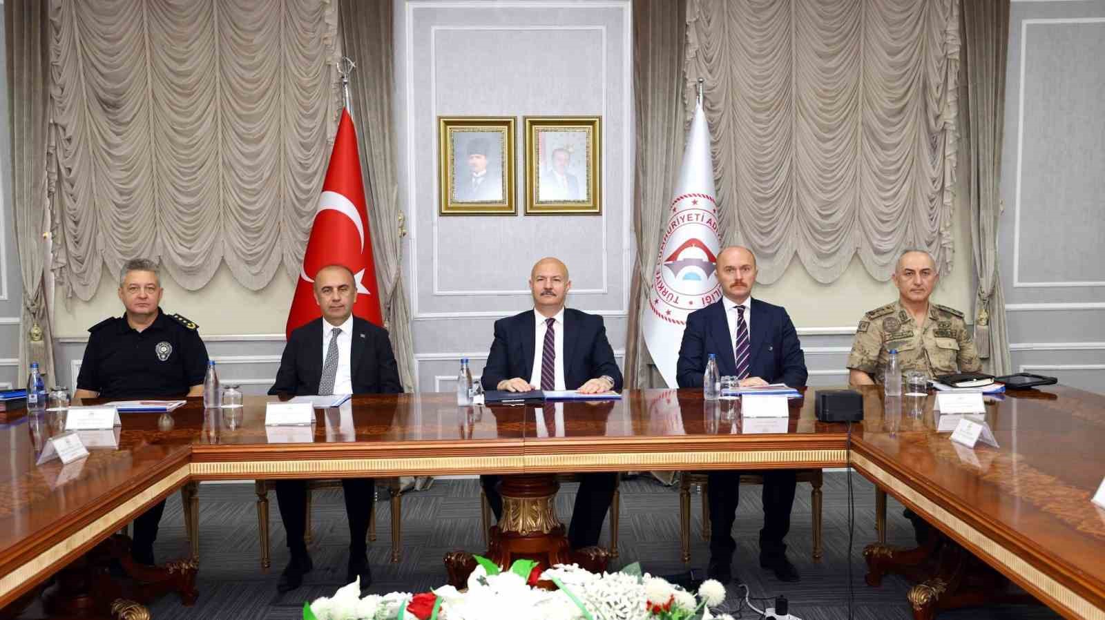 Adıyaman’da üniversitelerde huzur ve güvenlik toplantısı yapıldı