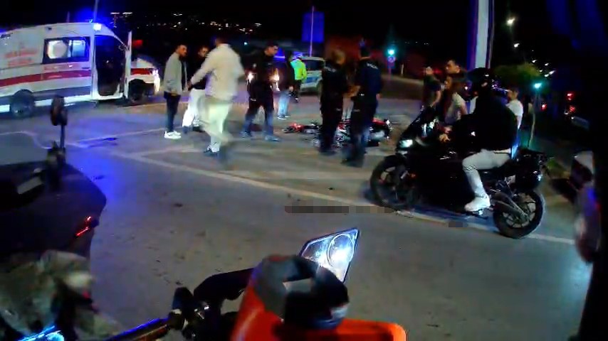 Samsun&rsquo;da motosiklet devrildi, s&uuml;r&uuml;c&uuml; yaralandı
