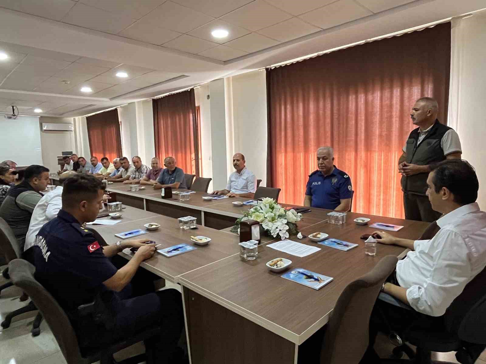 Bozyazı&rsquo;da orman yangınlarına karşı toplantı yapıldı