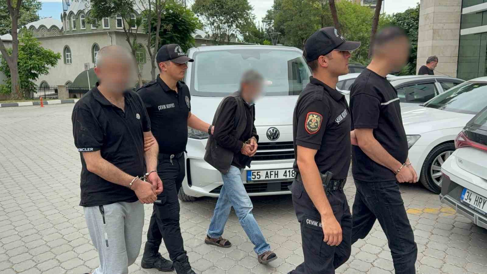 Samsun&rsquo;da uyuşturucu ş&uuml;phelileri adliyede