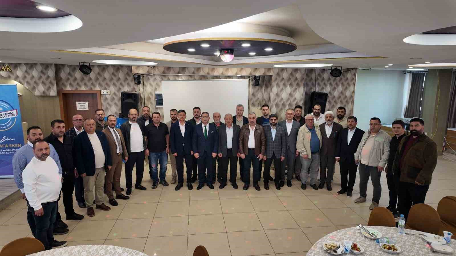 STSO Başkan Adayı Eken: "Sivas, il&ccedil;eleriyle birlikte b&uuml;y&uuml;yecek"