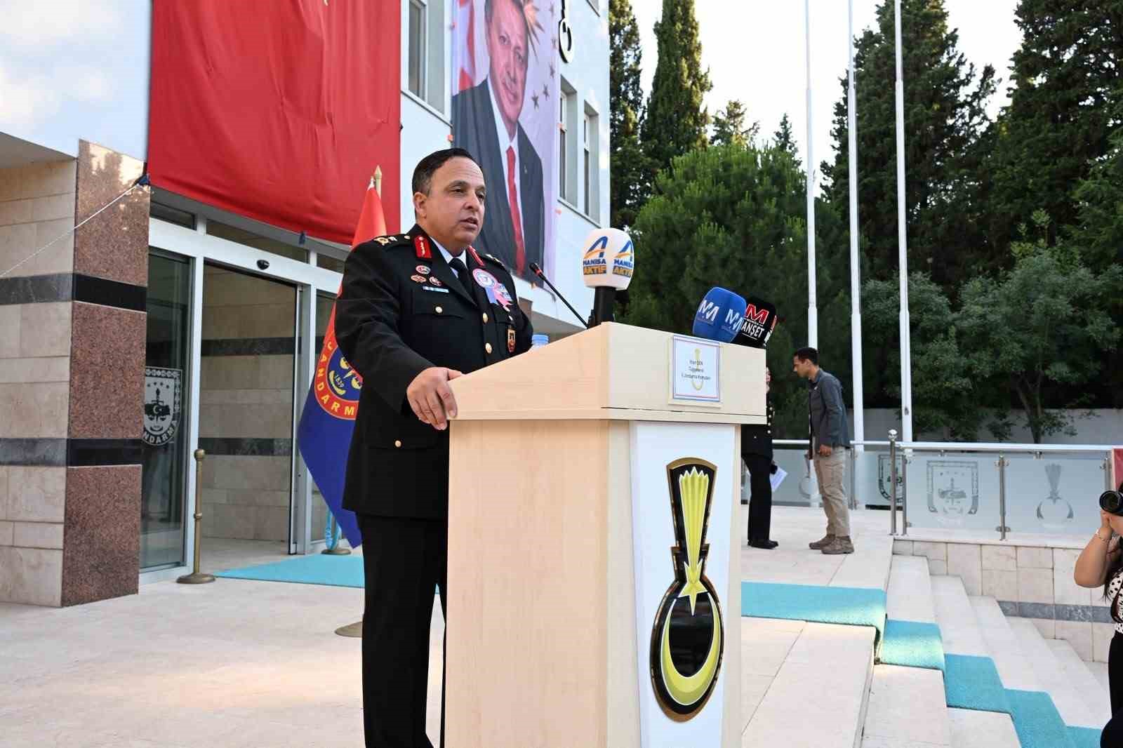 Jandarmanın 187. kuruluş yılı Manisa’da şehit aileleri ve gazilerle kutlandı