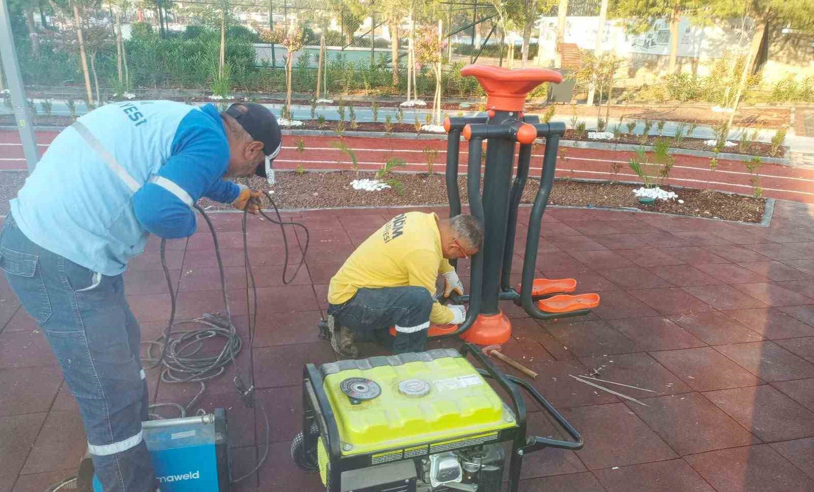 Didim Belediyesi ortak kullanım alanlarında bakım ve onarım çalışmalarını sürdürüyor