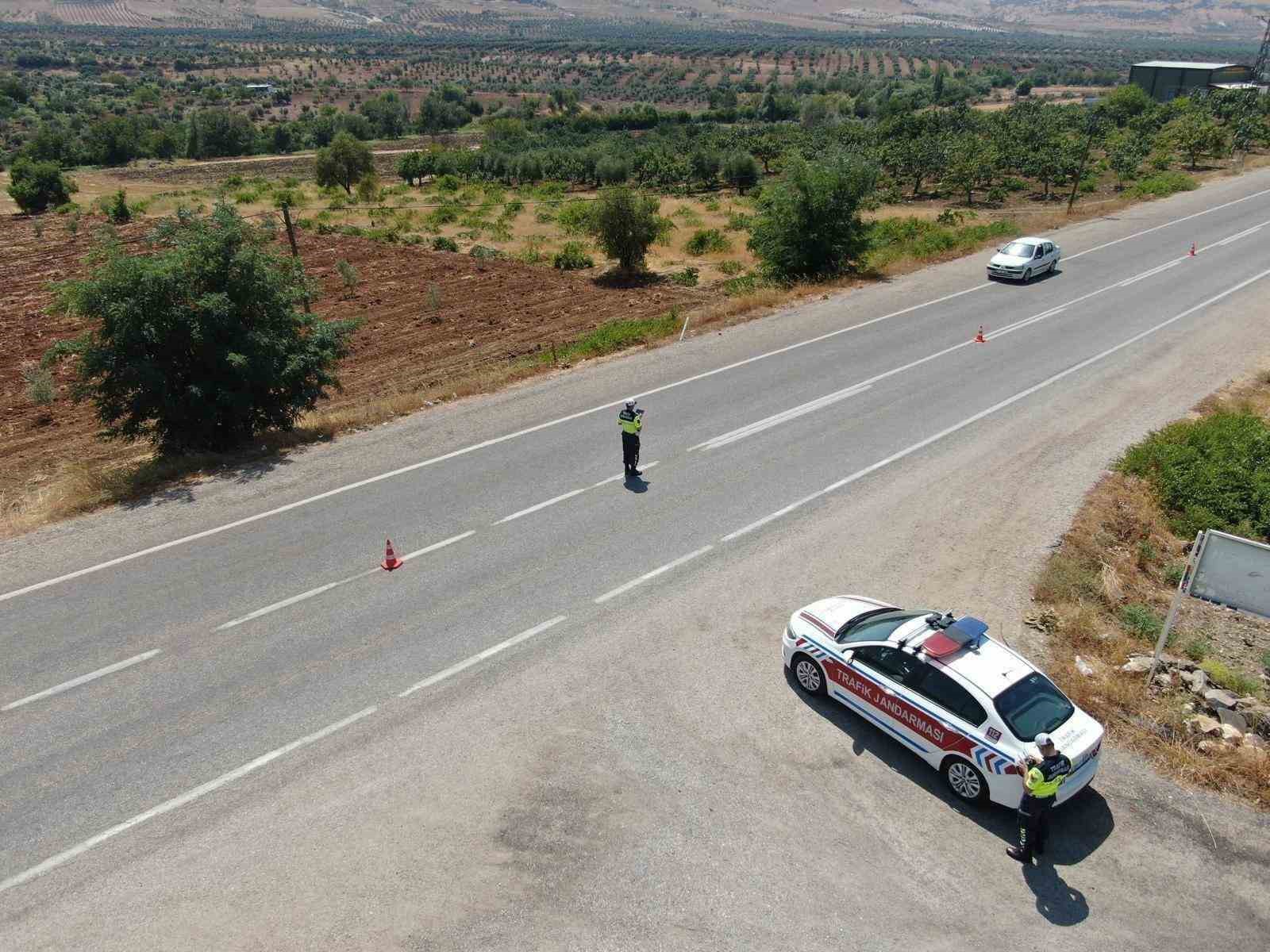 Kilis&rsquo;te trafik g&uuml;venliği i&ccedil;in dron ile denetimi ger&ccedil;ekleşti