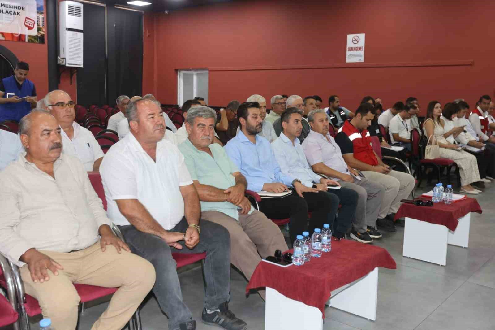 Muğla B&uuml;y&uuml;kşehir&rsquo;den Milas&rsquo;ta muhtarlarla koordinasyon toplantısı