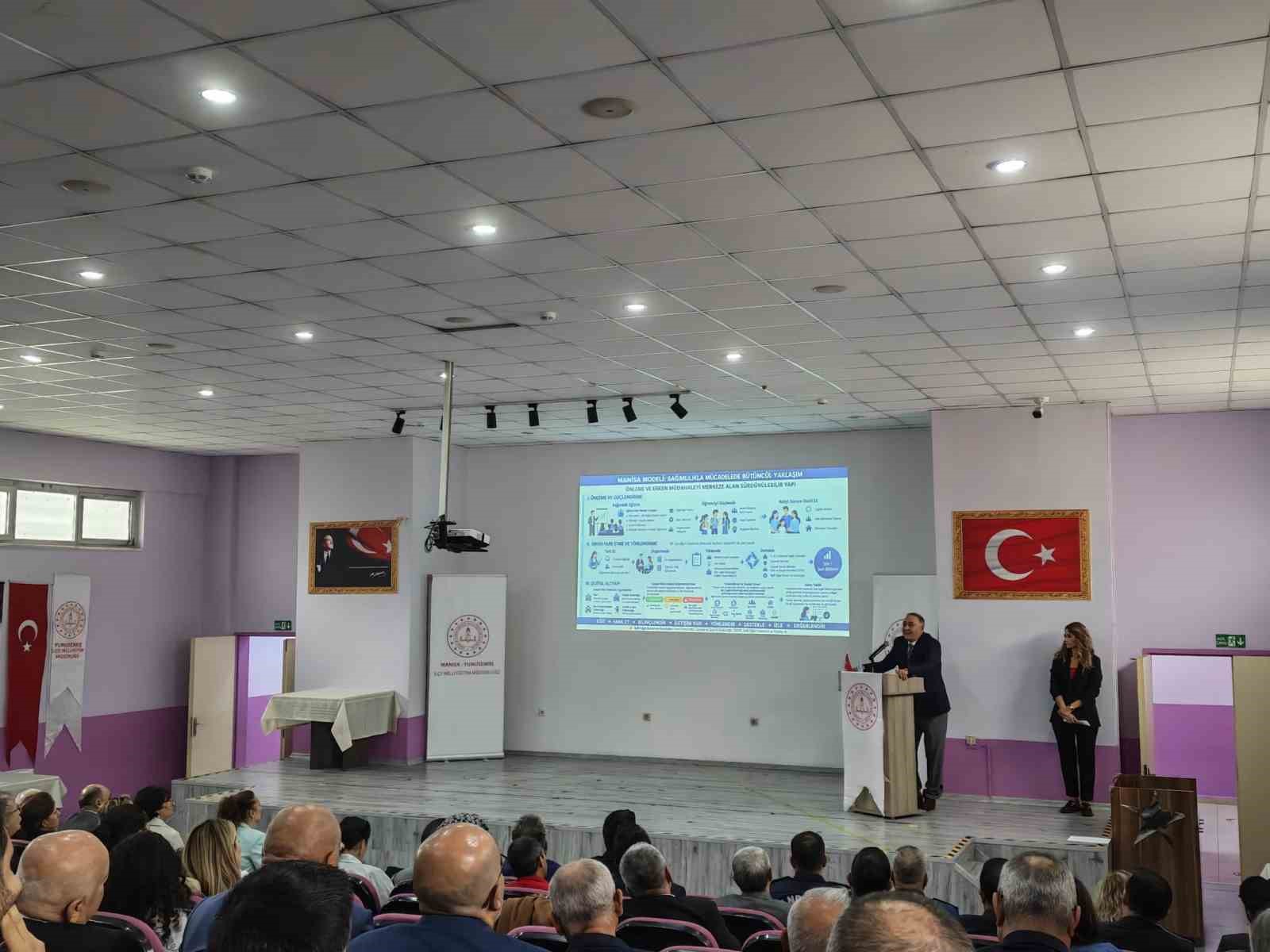 Yunusemre’de okul güvenliği ve bağımlılıkla mücadele masaya yatırıldı