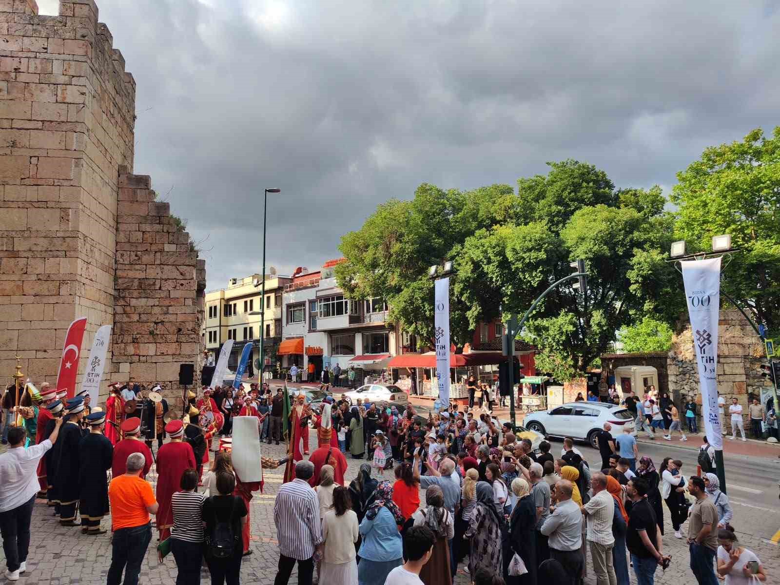 Fethin 700. yılında mehter sesleri Saltanat Kapı’dan yükseldi
