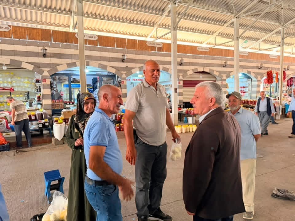 Çermik Belediye Başkanı Karamehmetoğlu vatandaşlarla bir araya geldi