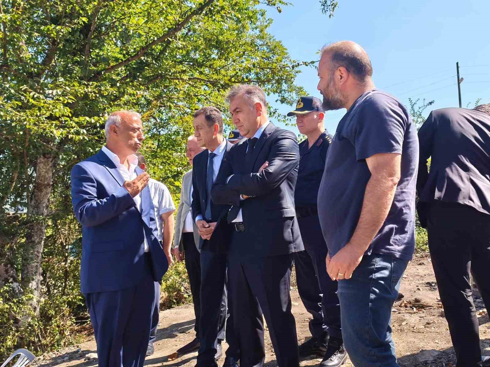 Vali Çağatay, Yenice ilçesinde incelemelerde bulundu
