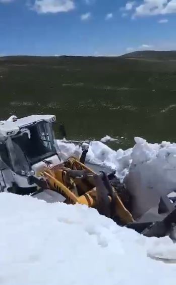 Ardahan’da karla mücadele