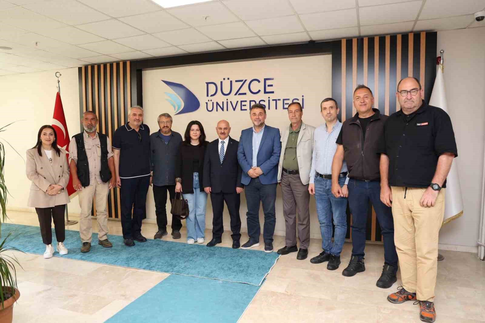 Çalışan Gazeteciler öneri ve taleplerini Rektör Prof. Dr. Sözbir’e anlattılar