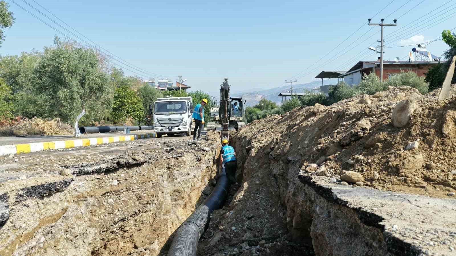 Aydın Büyükşehir Belediyesi’nden Bozdoğan’a altyapı yatırımı