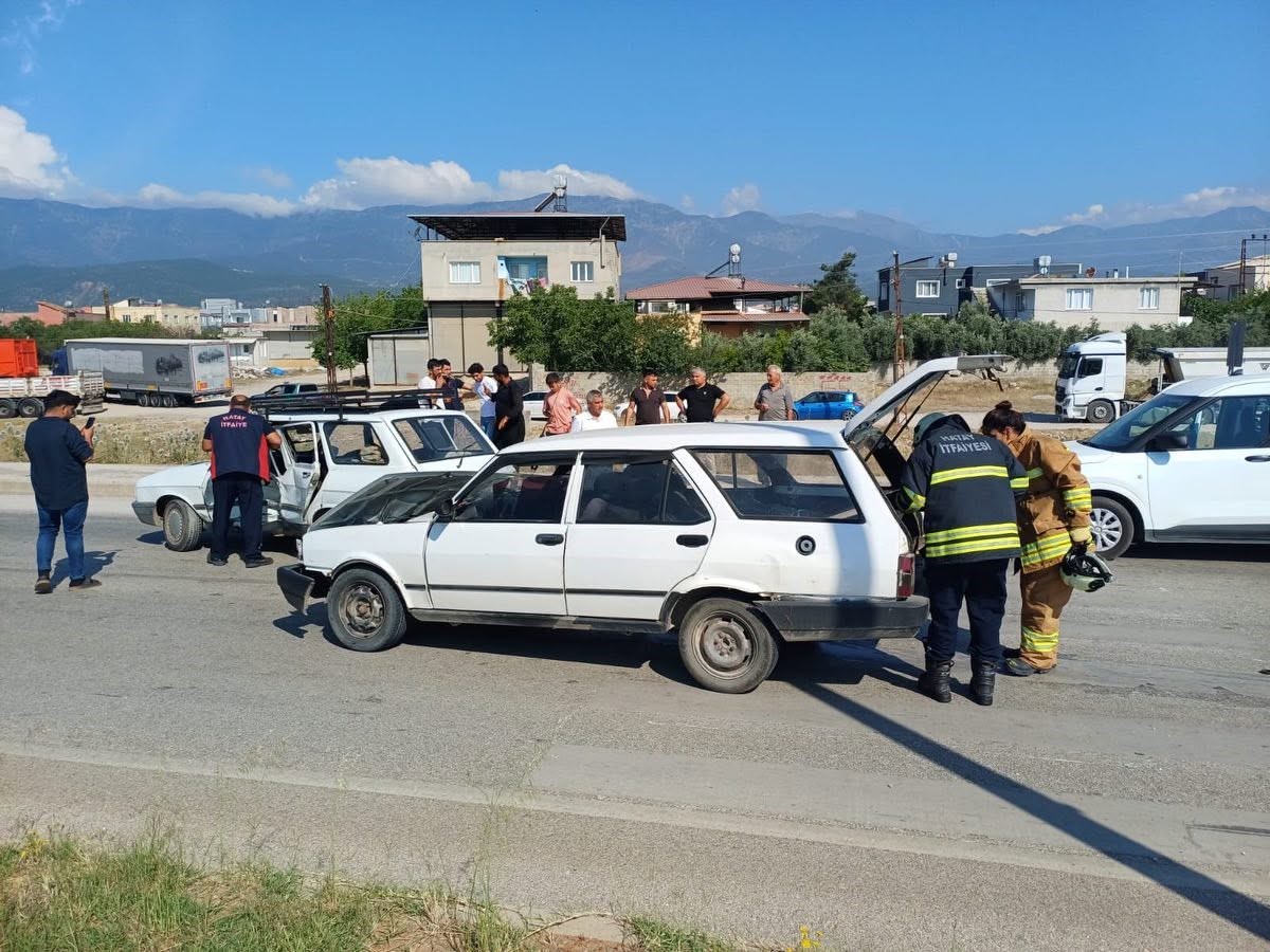 Hassa’da trafik kazası: 1 yaralı