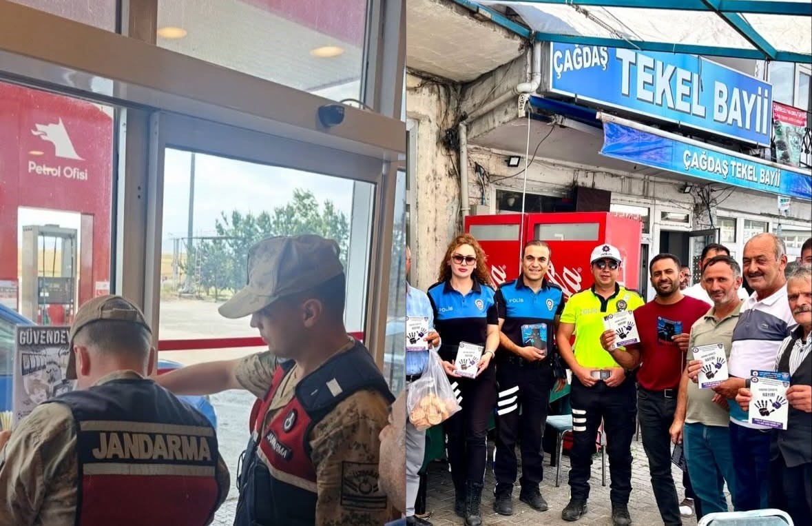 Susuz&rsquo;da emniyet ve jandarmadan ortak bilgilendirme