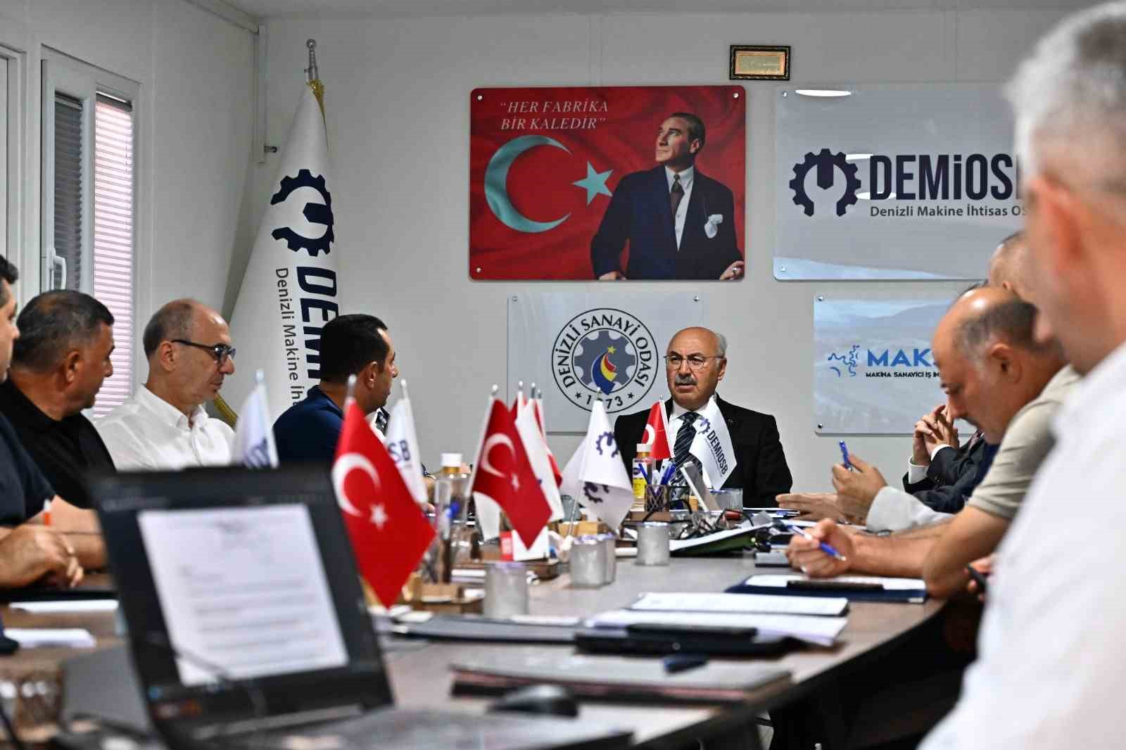 Denizli&rsquo;nin sanayi yatırımlarında yeni adımlar