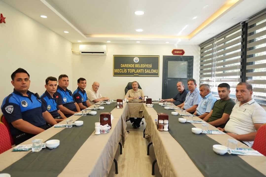 Darende’de zabıta personeliyle ’Zabıta Haftası’ buluşması