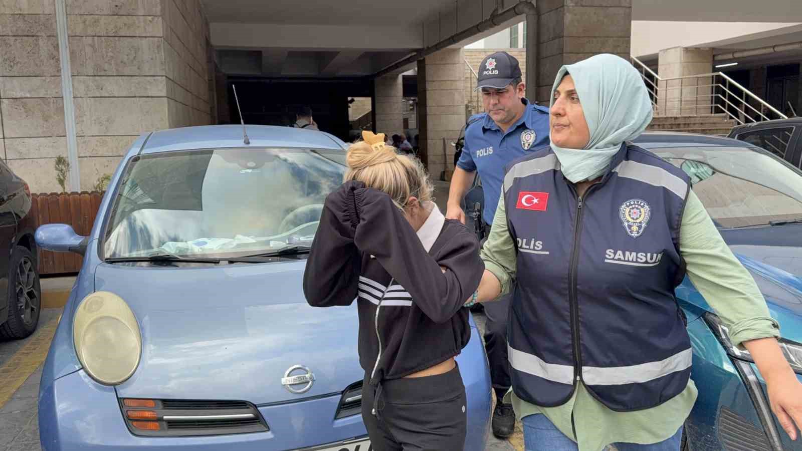 Samsun&rsquo;da mağazalardan giysi &ccedil;alan kadın tutuklandı