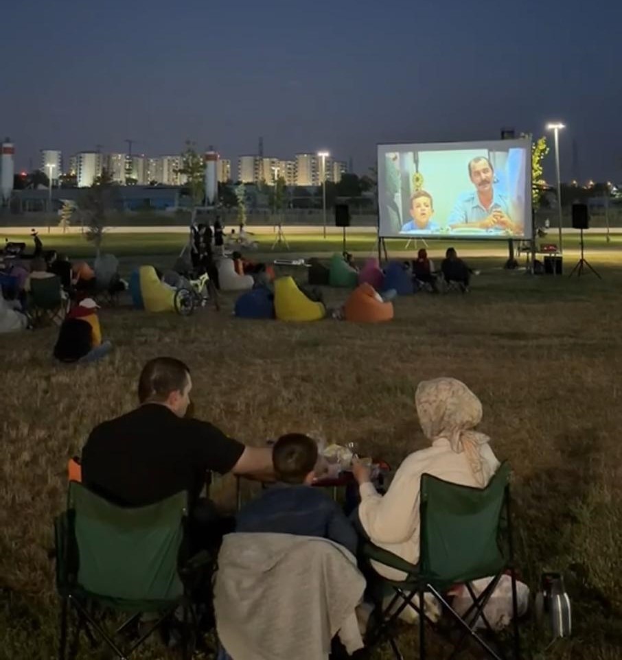 Sincan Park&rsquo;ta yaz etkinlikleri a&ccedil;ık hava sinemasıyla başladı
