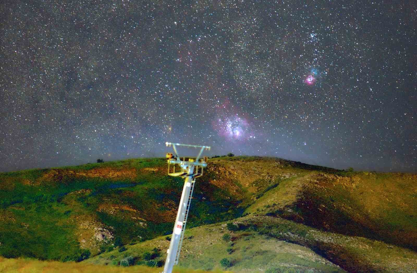 Derin uzayın iki devi Bitlis semalarında g&ouml;r&uuml;nt&uuml;lendi