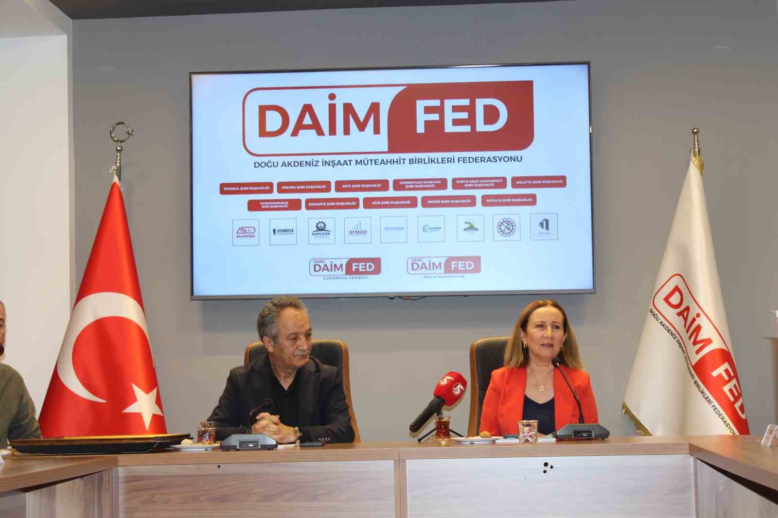 DAİMFED’den, üstün hizmet gösterenlere şeref belgesi