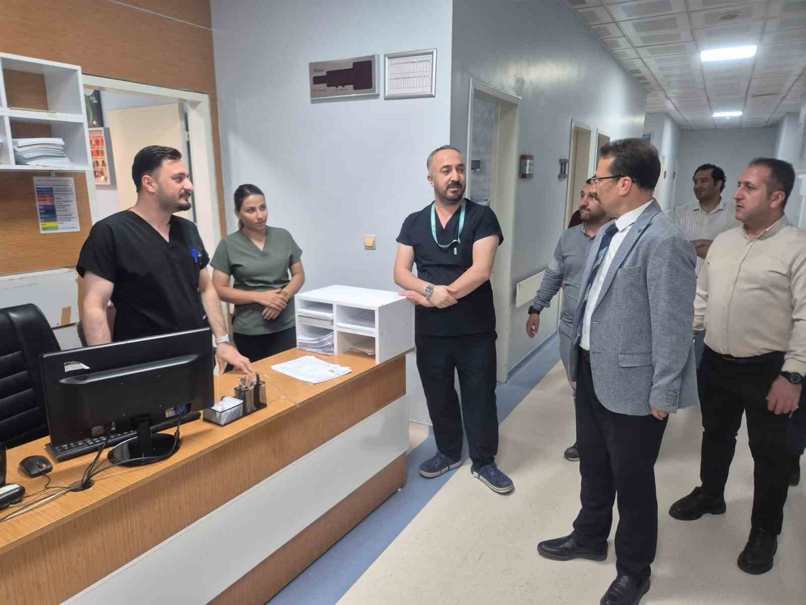 Cizre Devlet Hastanesinde hizmet kalitesi yerinde incelendi