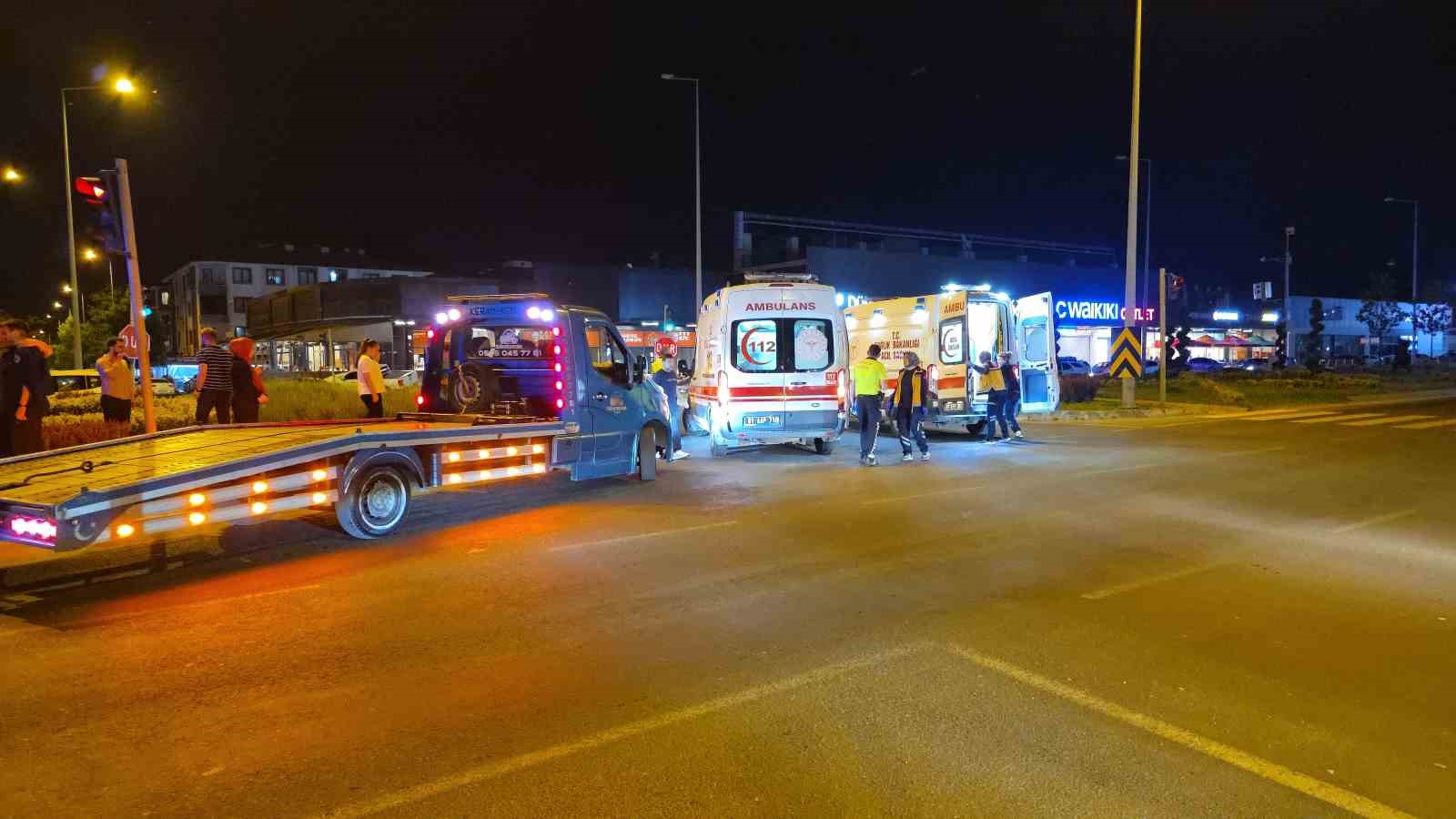 Düzce’de trafik kazası: 5 yaralı