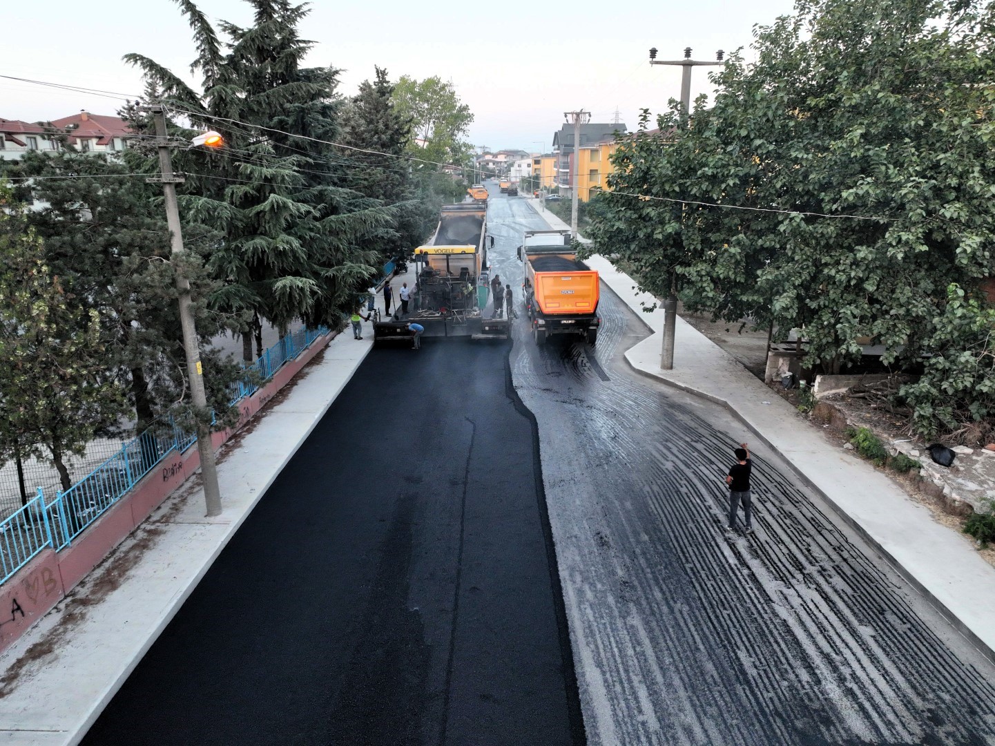 G&ouml;lc&uuml;k&rsquo;te 600 metrelik cadde yenilendi