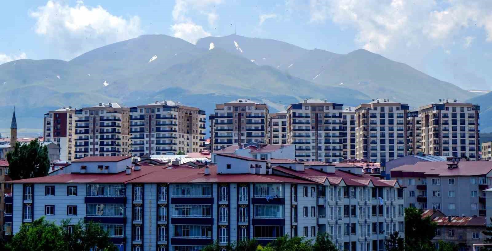 Erzurum’da Haziran ayı konut satışları geçen yıla göre yüzde 26,8 arttı